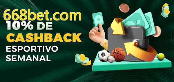 10% de bônus de cashback na 668bet.com